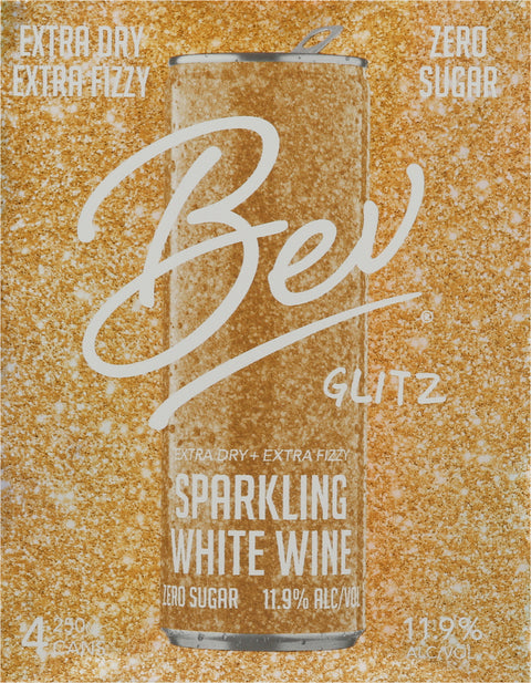 Bev Bubbly White Glitz