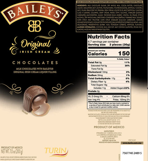 Bailey's Milk Chocolate 7.0oz