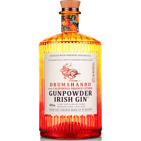 DRUMSHANBO GUNPOWDER IRISH GIN ORANGE CITRUS