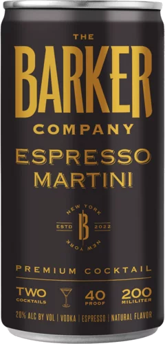 The Barker Company Espresso Martini Premium Cocktail