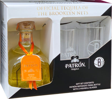 Patron Reposado Brooklyn Nets Gift Set